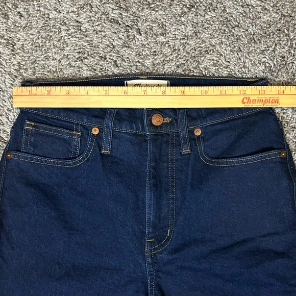 Madewell Skinny Flare Womens Size 26 Dark Wash Blue Jeans High Rise