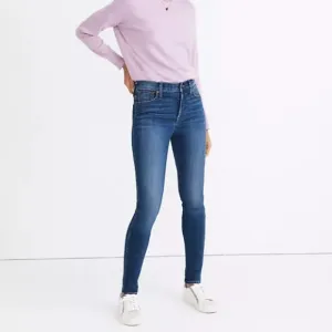 Madewell Tall 10” High Rise Skinny Jeans Bradshaw