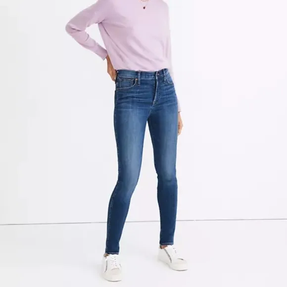 Madewell Tall 10” High Rise Skinny Jeans Bradshaw