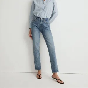 MADEWELL- The Perfect Vintage Jean in Heathcote Wash Medium Wash Denim