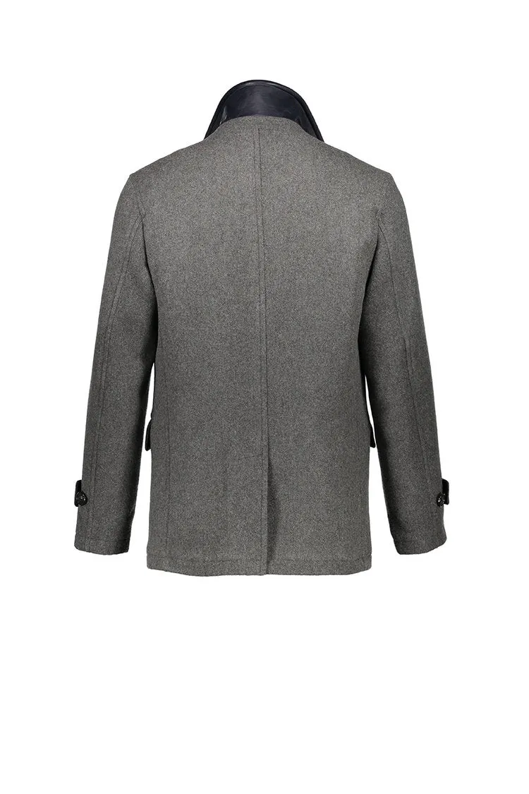 Madison Peacoat in 100% Cashmere
