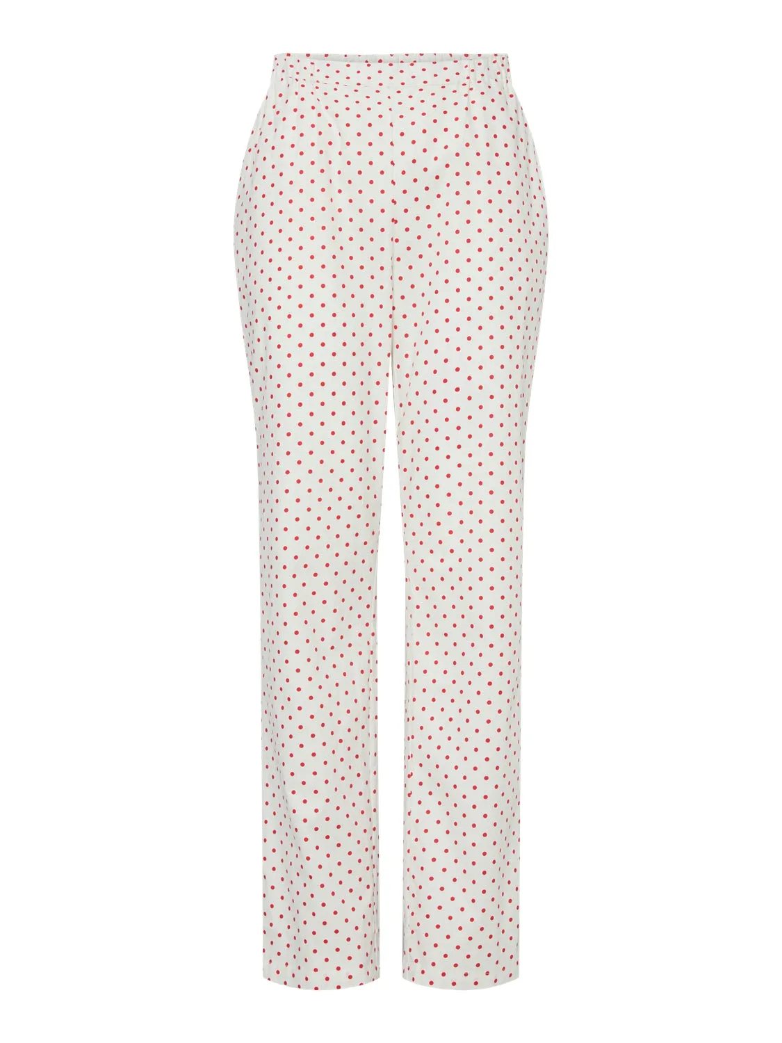 Malou straight jeans bright white rode stippen