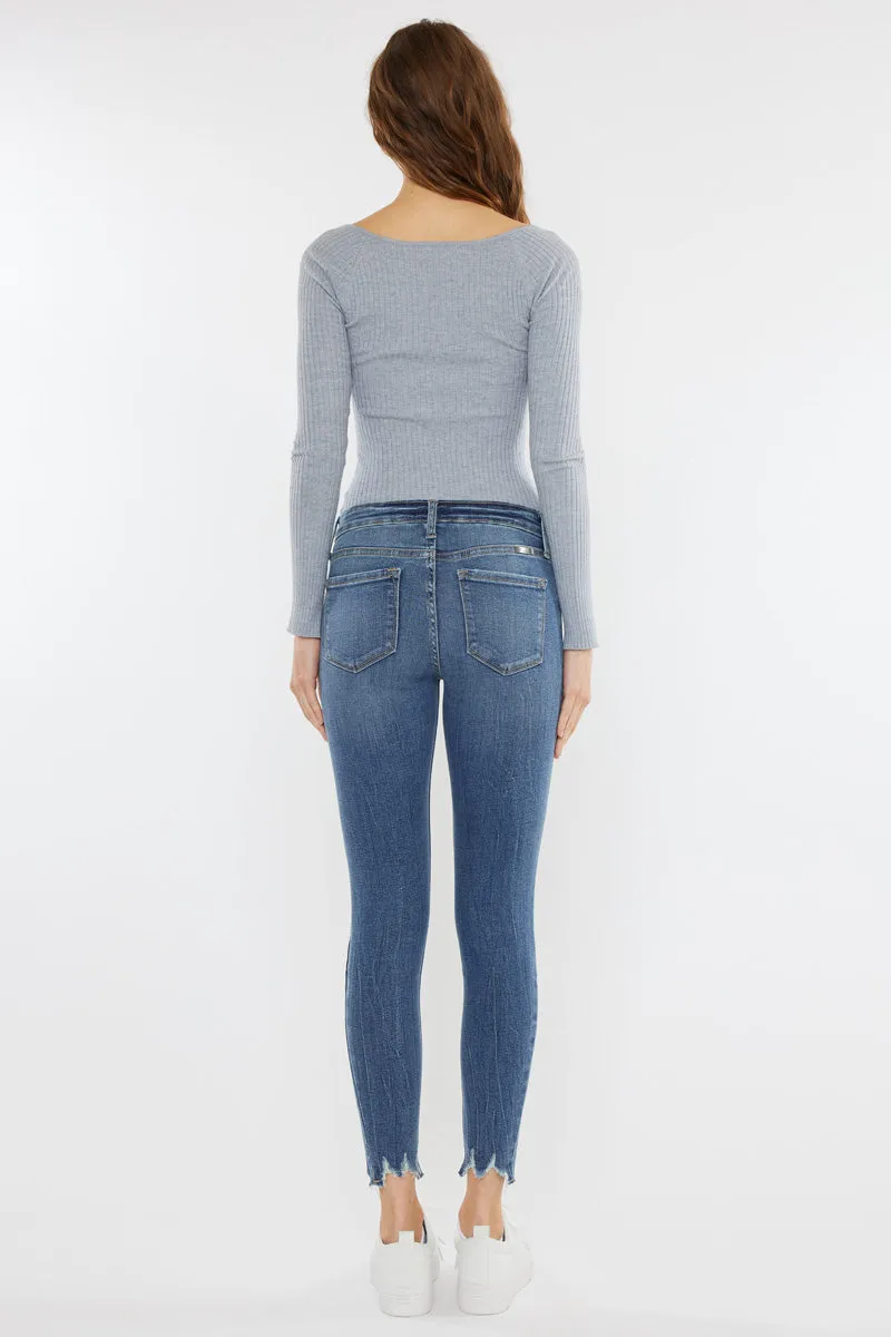 Maribelle Mid Rise Ankle Skinny Jeans