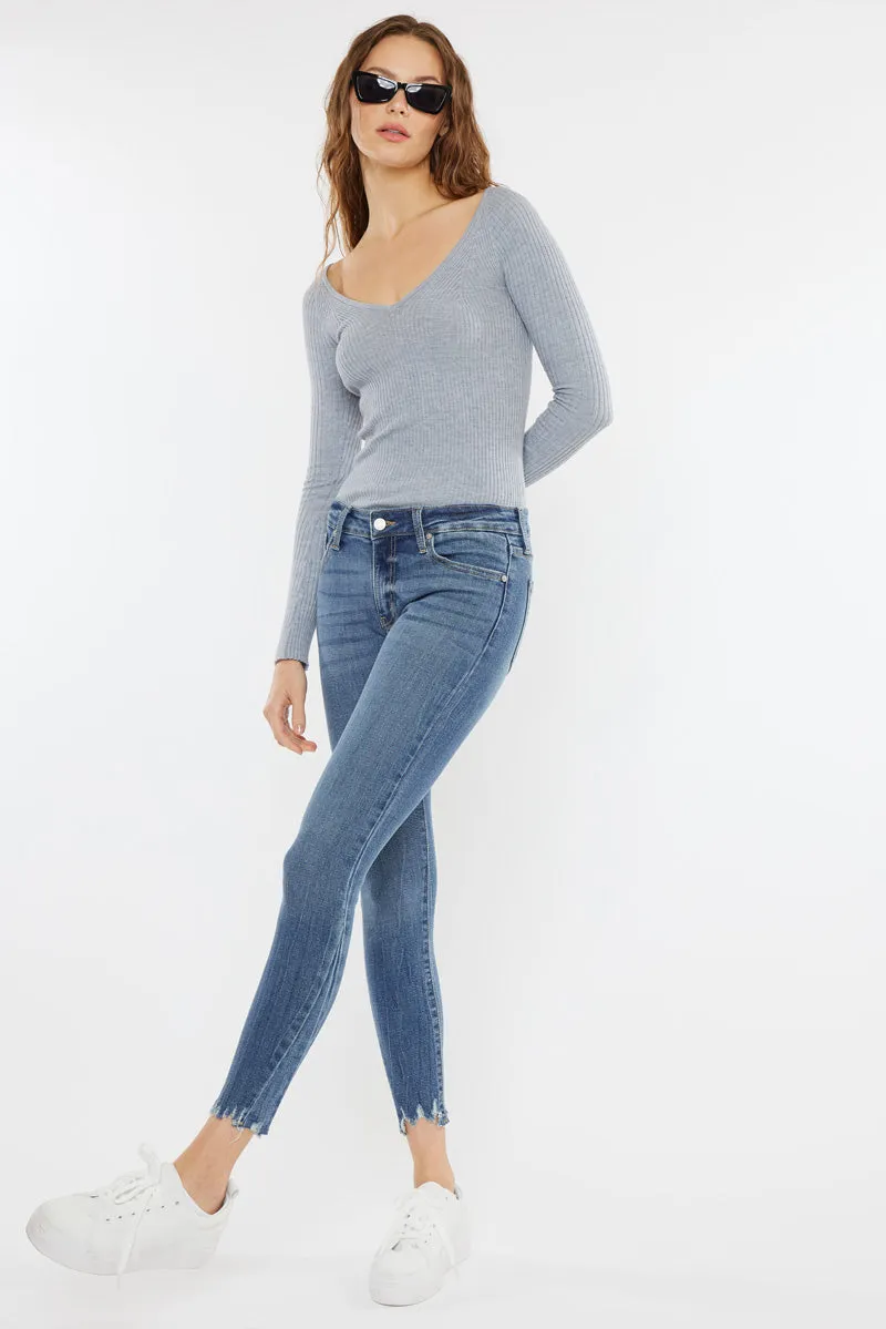 Maribelle Mid Rise Ankle Skinny Jeans