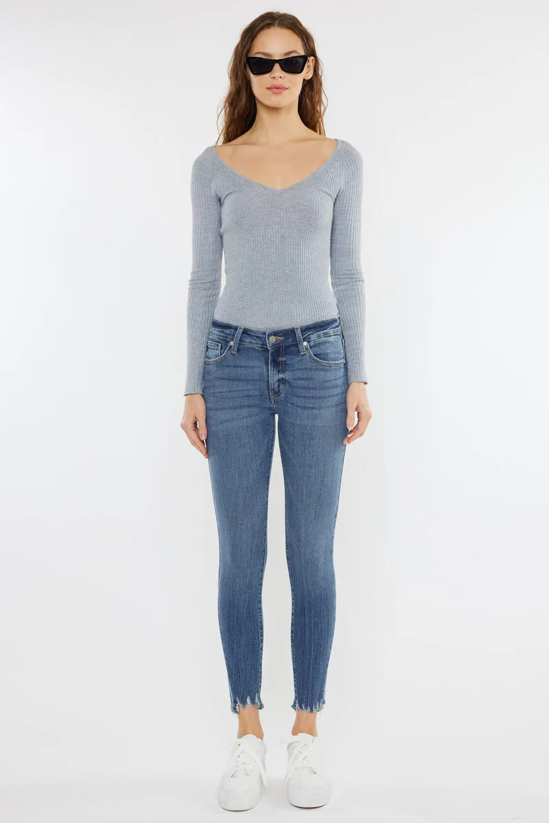 Maribelle Mid Rise Ankle Skinny Jeans