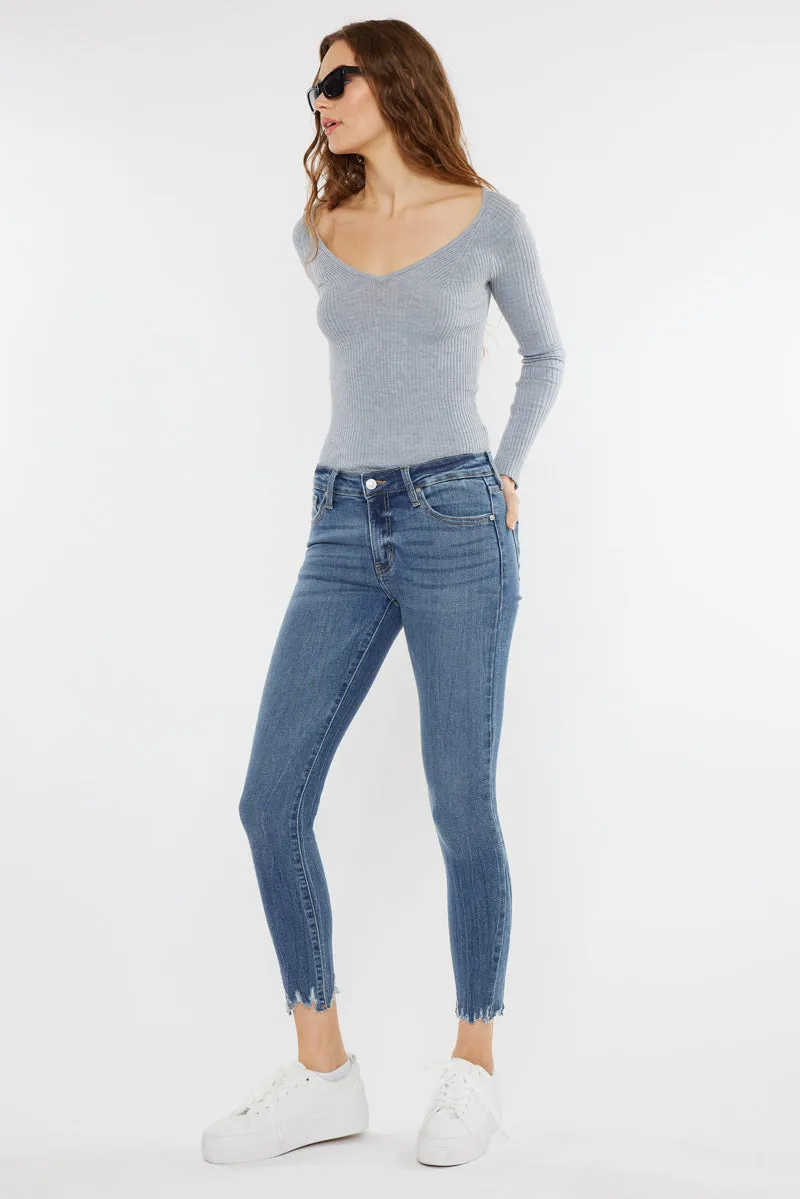 Maribelle Mid Rise Ankle Skinny Jeans