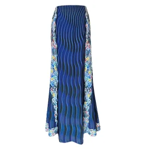 Mary Katrantzou Blue Midi Skirt - 12