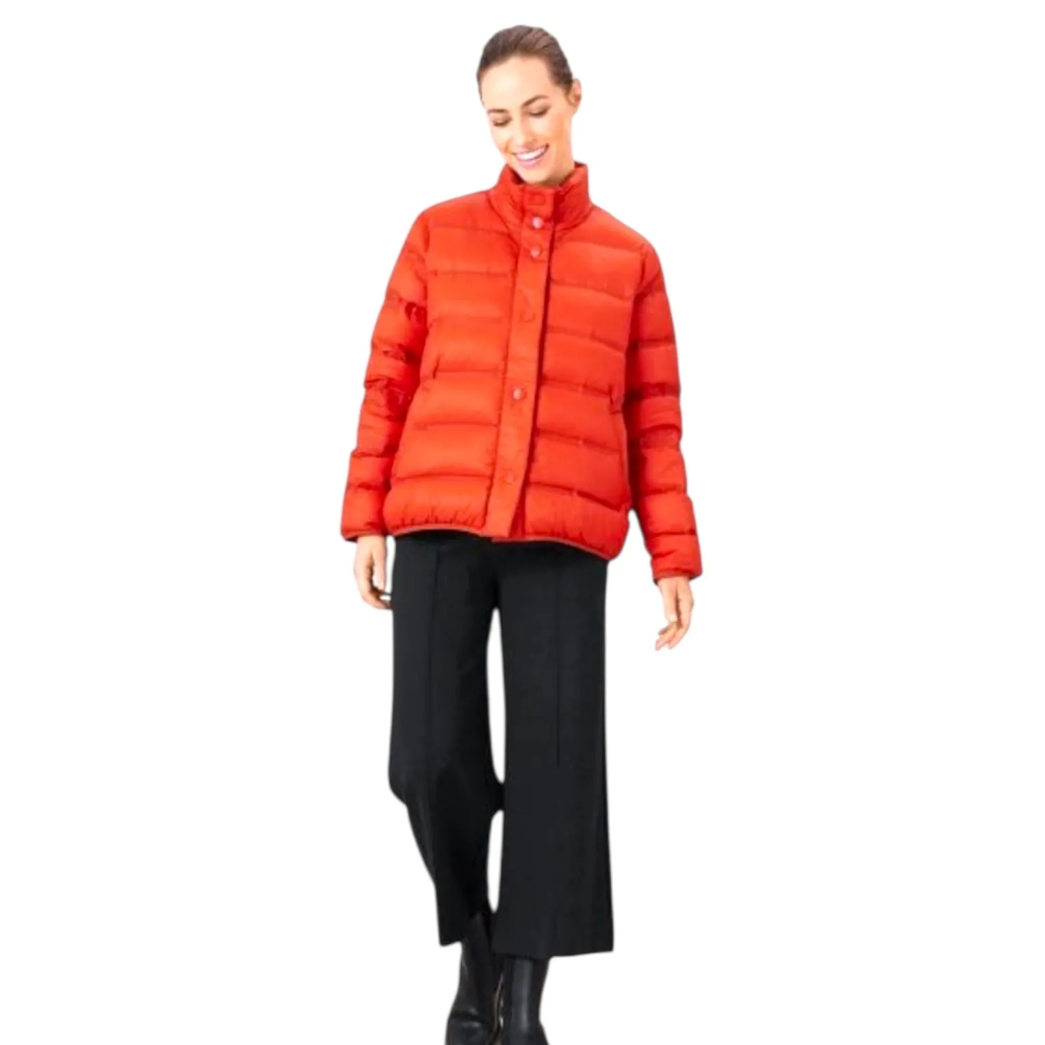 Masai Orange Puffer Jacket - 10