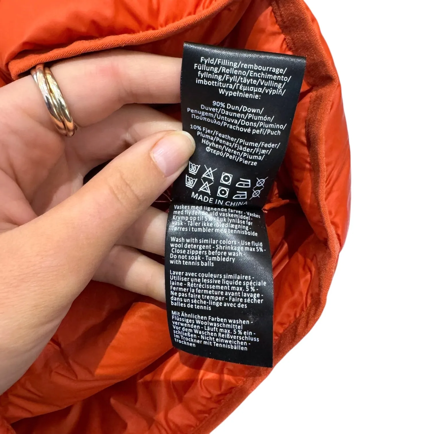 Masai Orange Puffer Jacket - 10