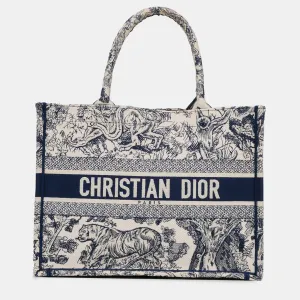 Medium Dioriviera Toile De Jouy Book Tote
