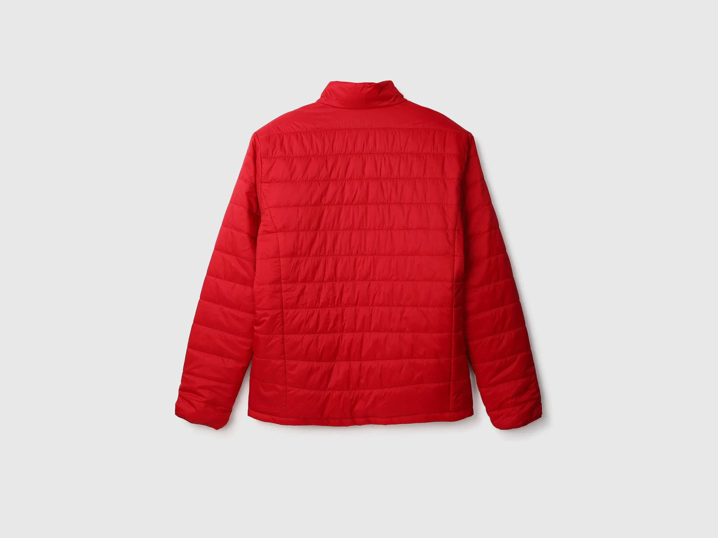 Men Solid High Neck Jacket