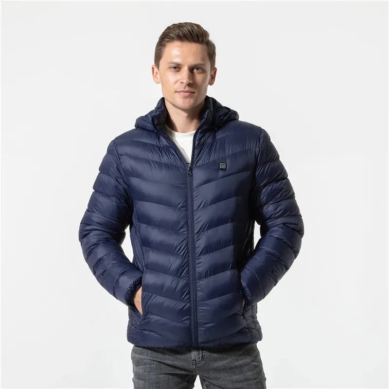 Men's 11-Zone Heated Waterproof Winter Jacket