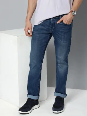 Men's 65504 Blue Skinny Fit Mid Rise Jeans