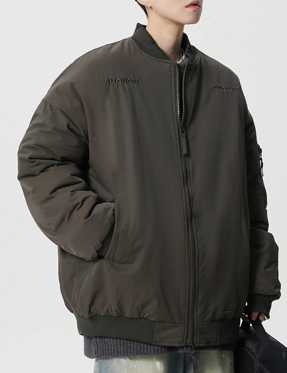 Men's Full Zip Windbreaker Jackets Lightweight Bomber Jacket Casual Outdoor Outwear