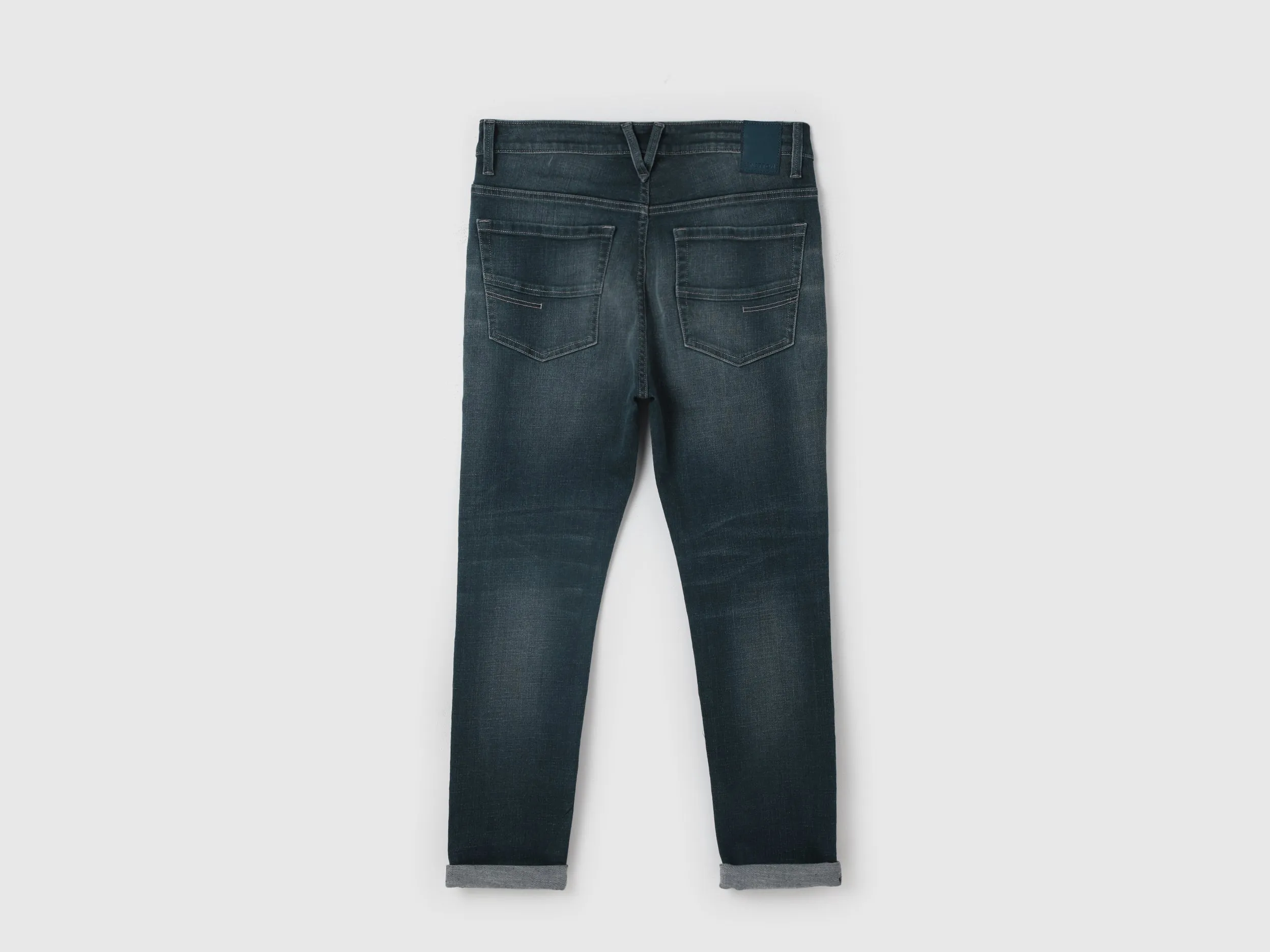 Men's Solid Low Crotch Jeans