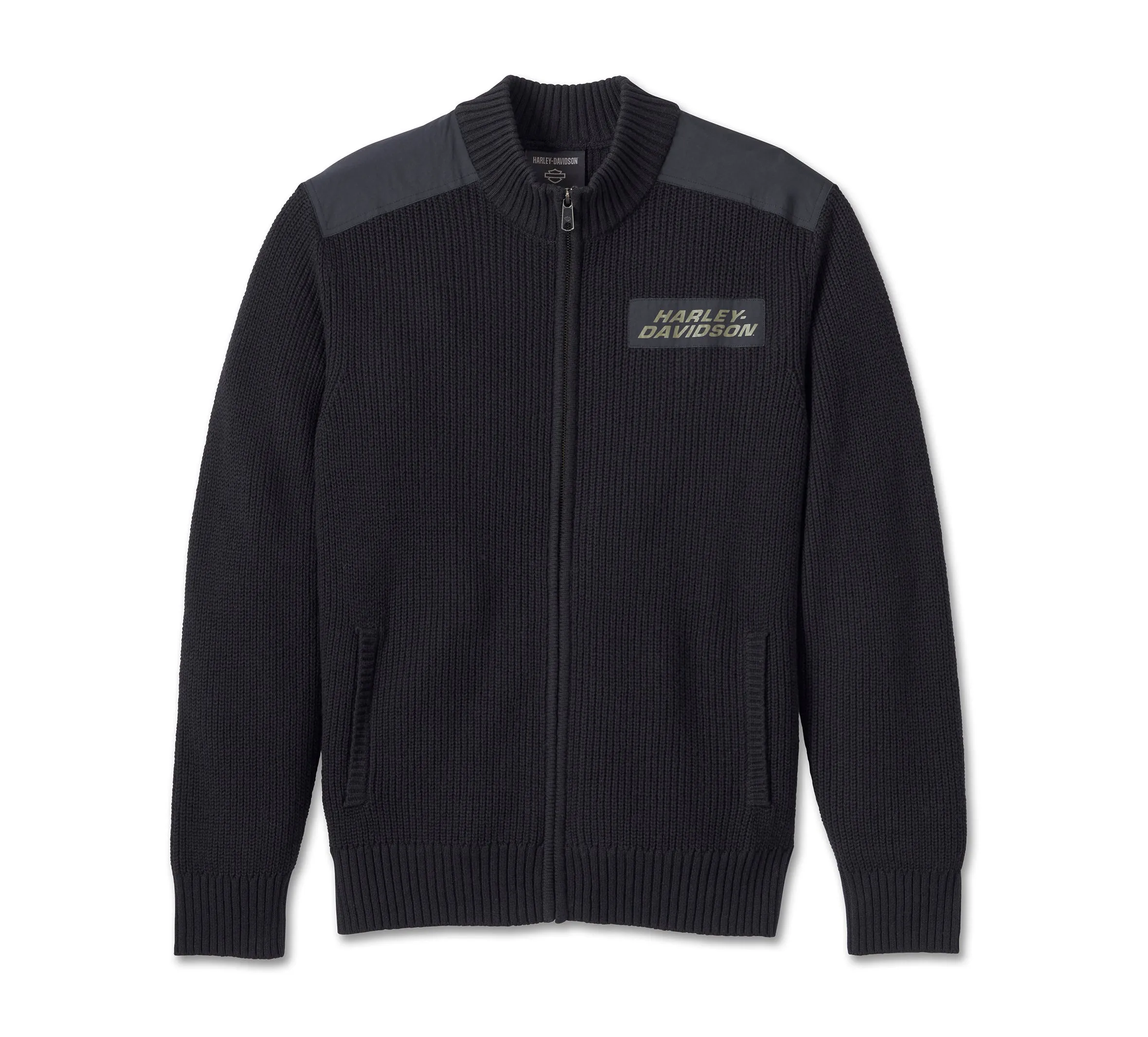 Men's Willie G Skull Sweater - Black Beauty
