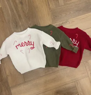 MERRY KNIT SWEATER // 0-6 MONTHS - SIZE 7