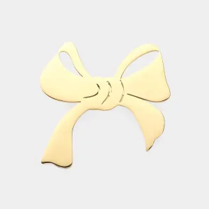 Metal Ribbon Brooch