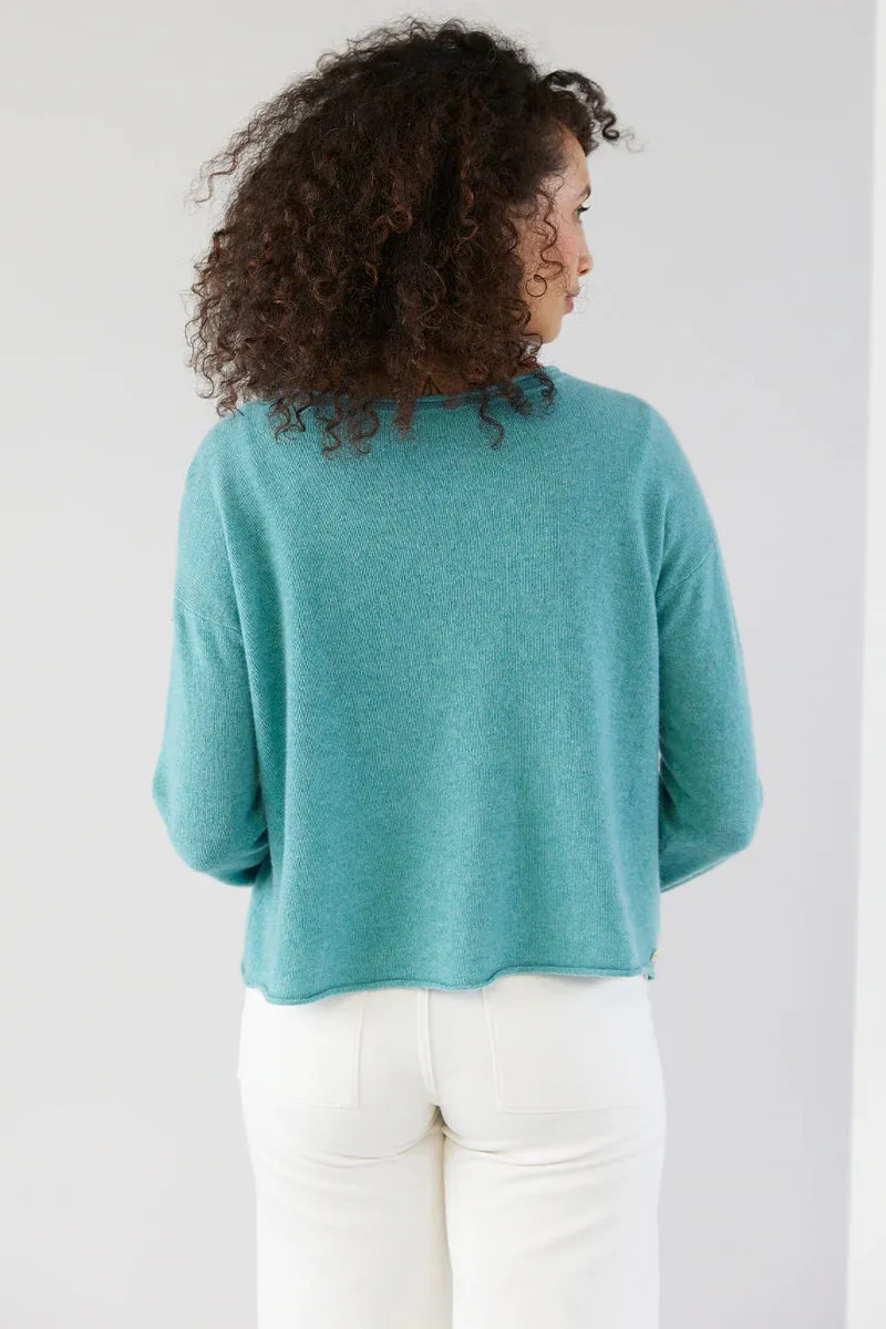 Mia Fratino Reverse Button Cardigan 19115