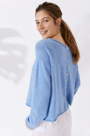 Mia Fratino Reverse Button Cardigan 19115