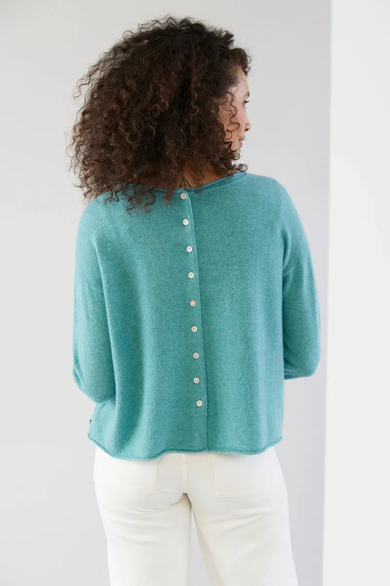 Mia Fratino Reverse Button Cardigan 19115
