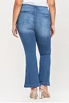Mid Rise Flared Jegging 30" Plus Size