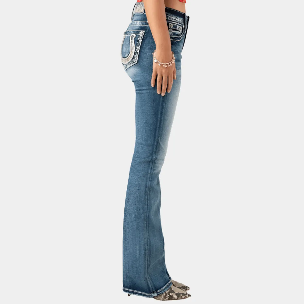 Miss Me Horse Shoe Bootcut Jeans