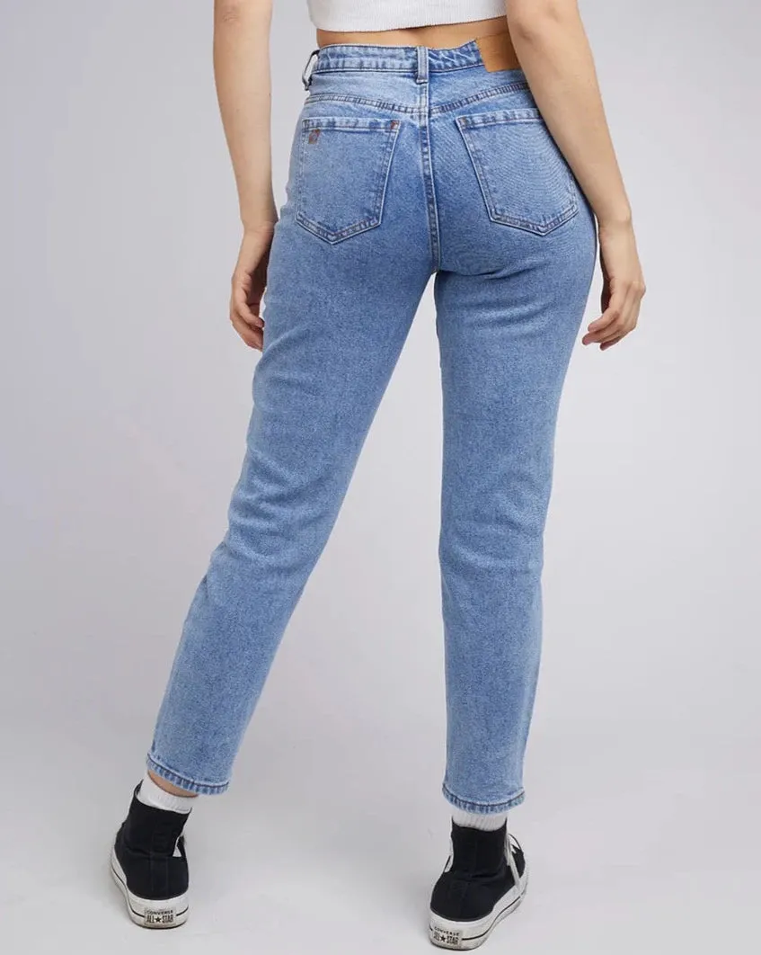 Monica Mom Jean - Heritage Blue