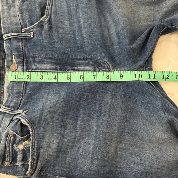 Mother High Waisted Looker Ankle Fray Jeans