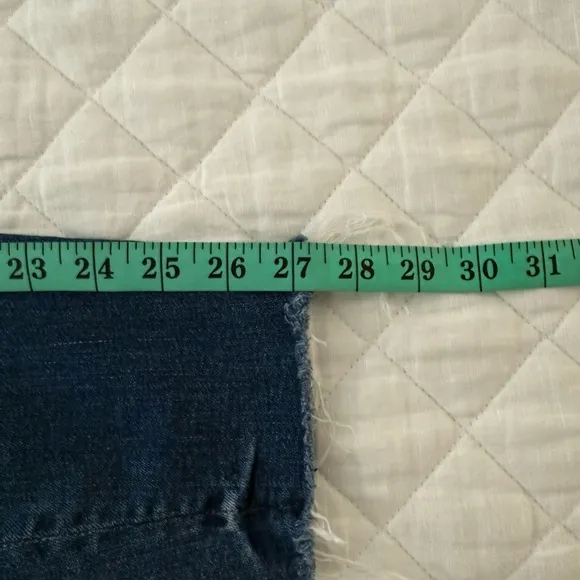 Mother High Waisted Looker Ankle Fray Jeans