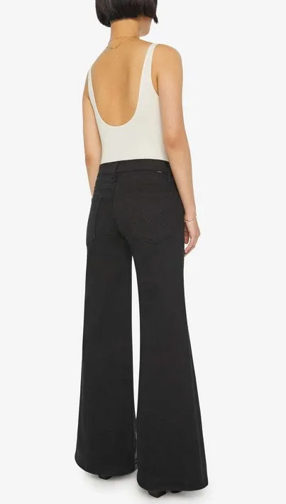 Mother Lil Twister Sneak Jeans - Pitch