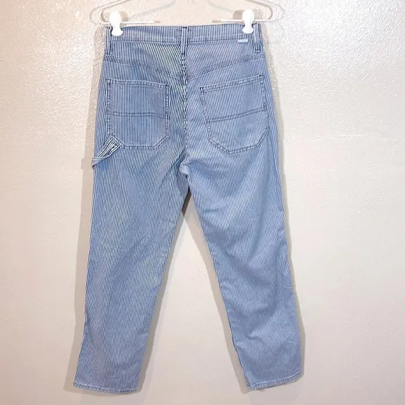 MOTHER  the high waisted utility ankle all aboard jeans size 25