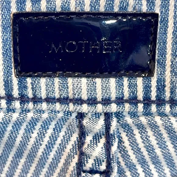 MOTHER  the high waisted utility ankle all aboard jeans size 25