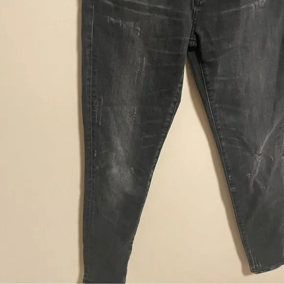 MOUSSY VINTAGE Velma Distressed Skinny JeansIn FADED BLACK SIZE 24
