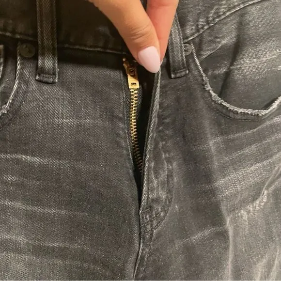 MOUSSY VINTAGE Velma Distressed Skinny JeansIn FADED BLACK SIZE 24