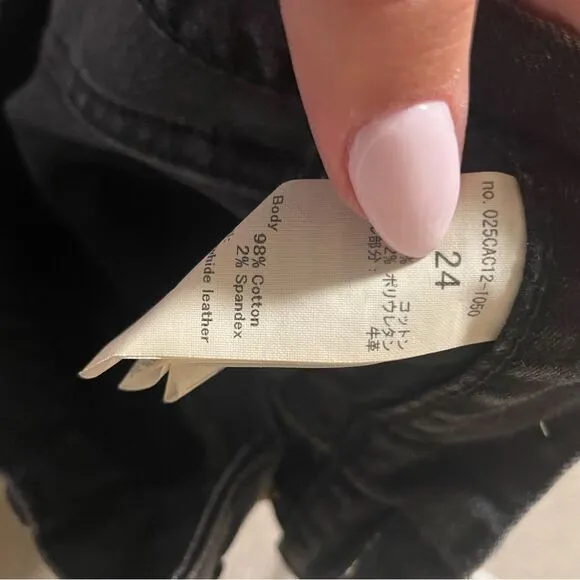 MOUSSY VINTAGE Velma Distressed Skinny JeansIn FADED BLACK SIZE 24