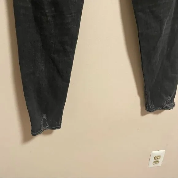 MOUSSY VINTAGE Velma Distressed Skinny JeansIn FADED BLACK SIZE 24