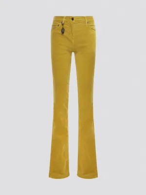 Mustard Flared Jeans