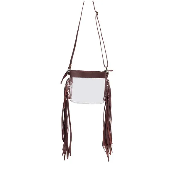 Myra Bags Azura Clear Bag in Ebony