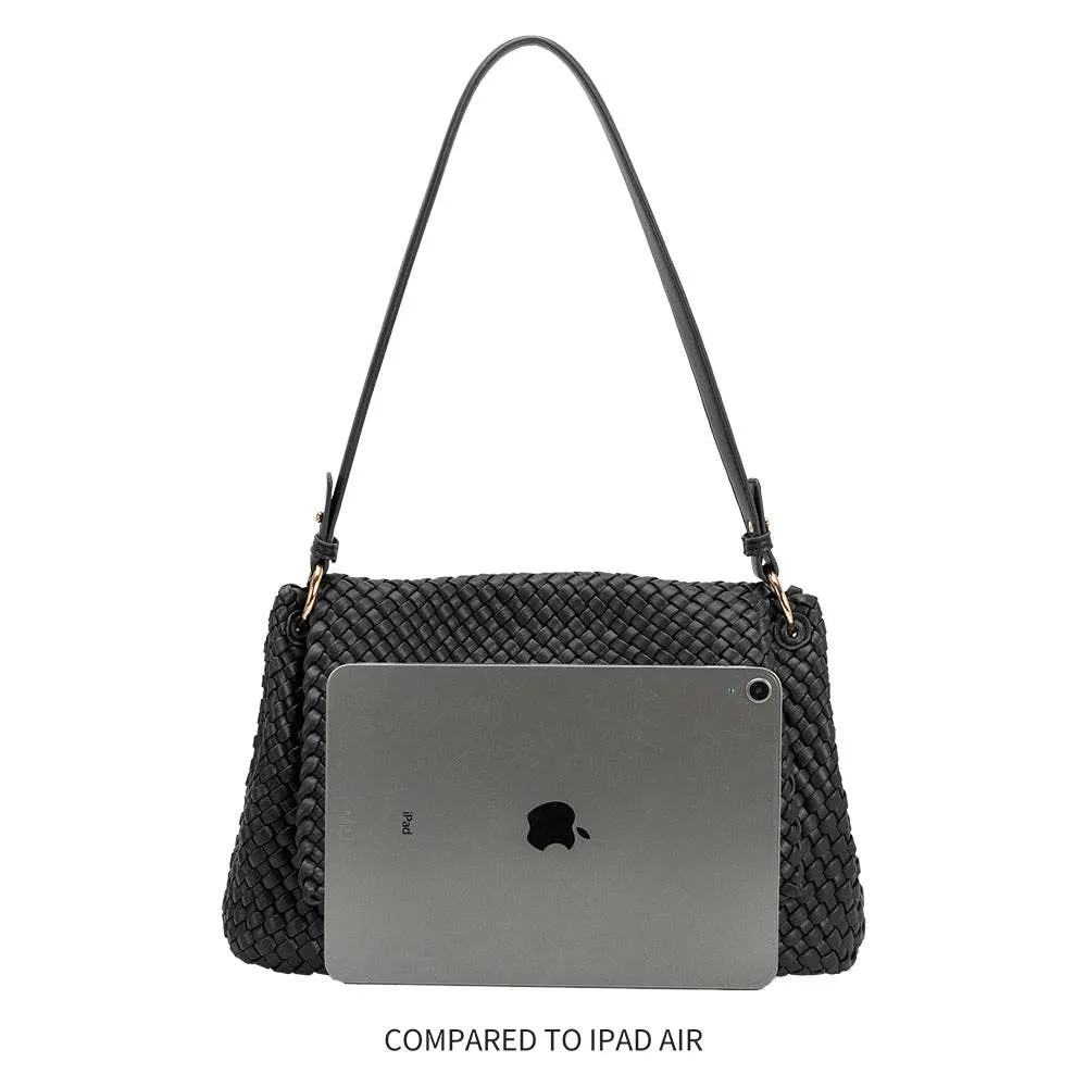 natalia recycled vegan shoulder bag