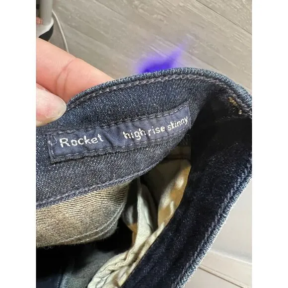 NEW Citizens of Humanity Jeans Rocket Crop High Rise Skinny Size 25