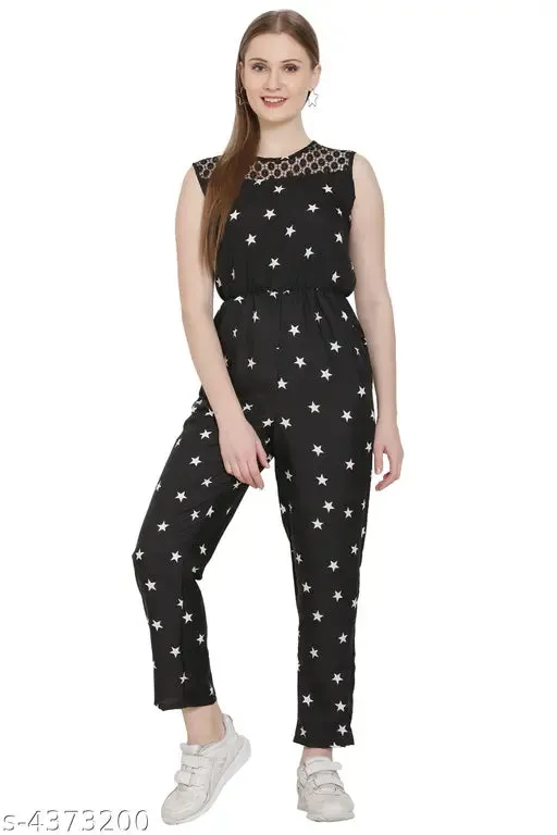 New PolyCrepe Womens Jumpsuits