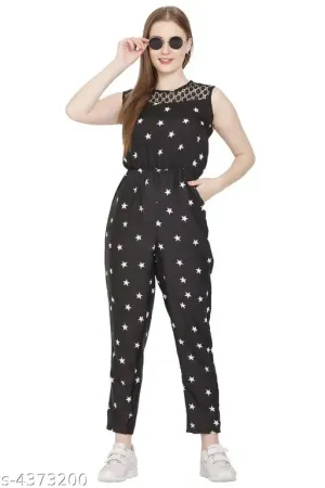 New PolyCrepe Womens Jumpsuits