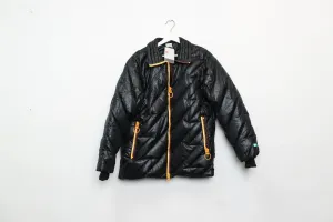Nike Puffer Jacket Black/Orange Medium