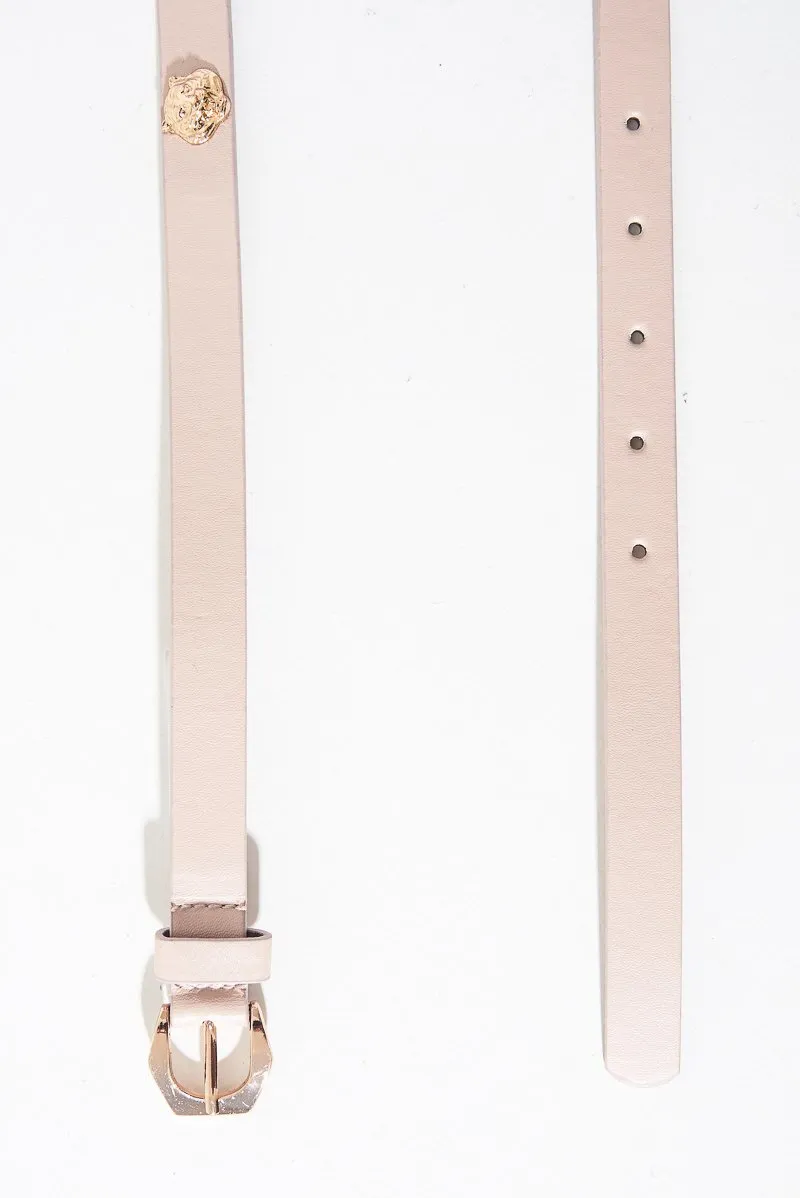 Nude Gold Lion Stud Belt - Exer