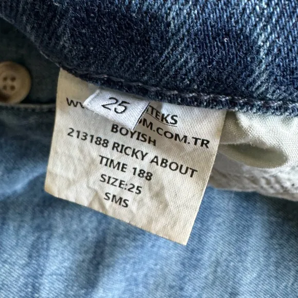 NWT Boyish Ricky Flare Jeans in About time wash size 25