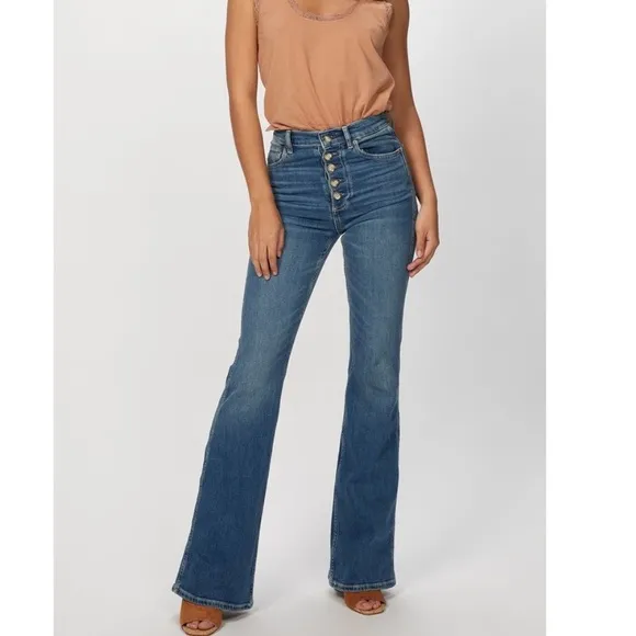 NWT Boyish Ricky Flare Jeans in About time wash size 25