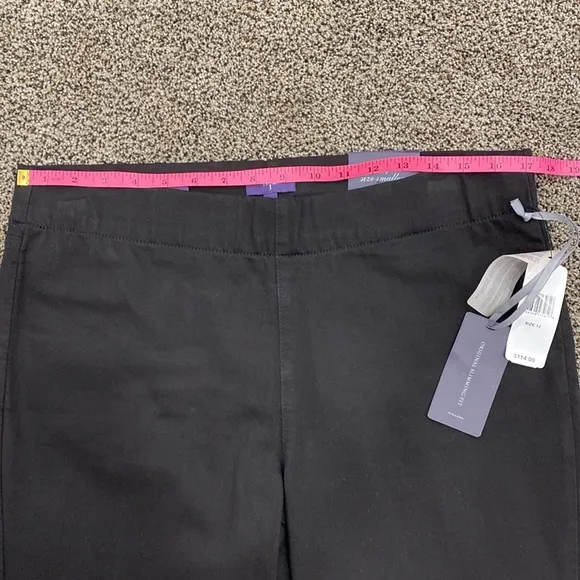 NYDJ NWT Alina Black Denim Pull On Ankle Comfort Jeans Slimming Lift Stretch