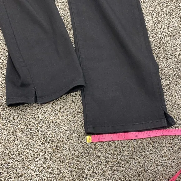NYDJ NWT Alina Black Denim Pull On Ankle Comfort Jeans Slimming Lift Stretch
