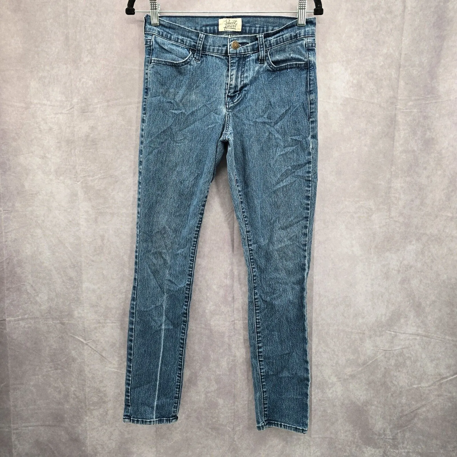 Old Navy The Sweet Heart Blue Jeans Low Rise Skinny Jeans Size 4